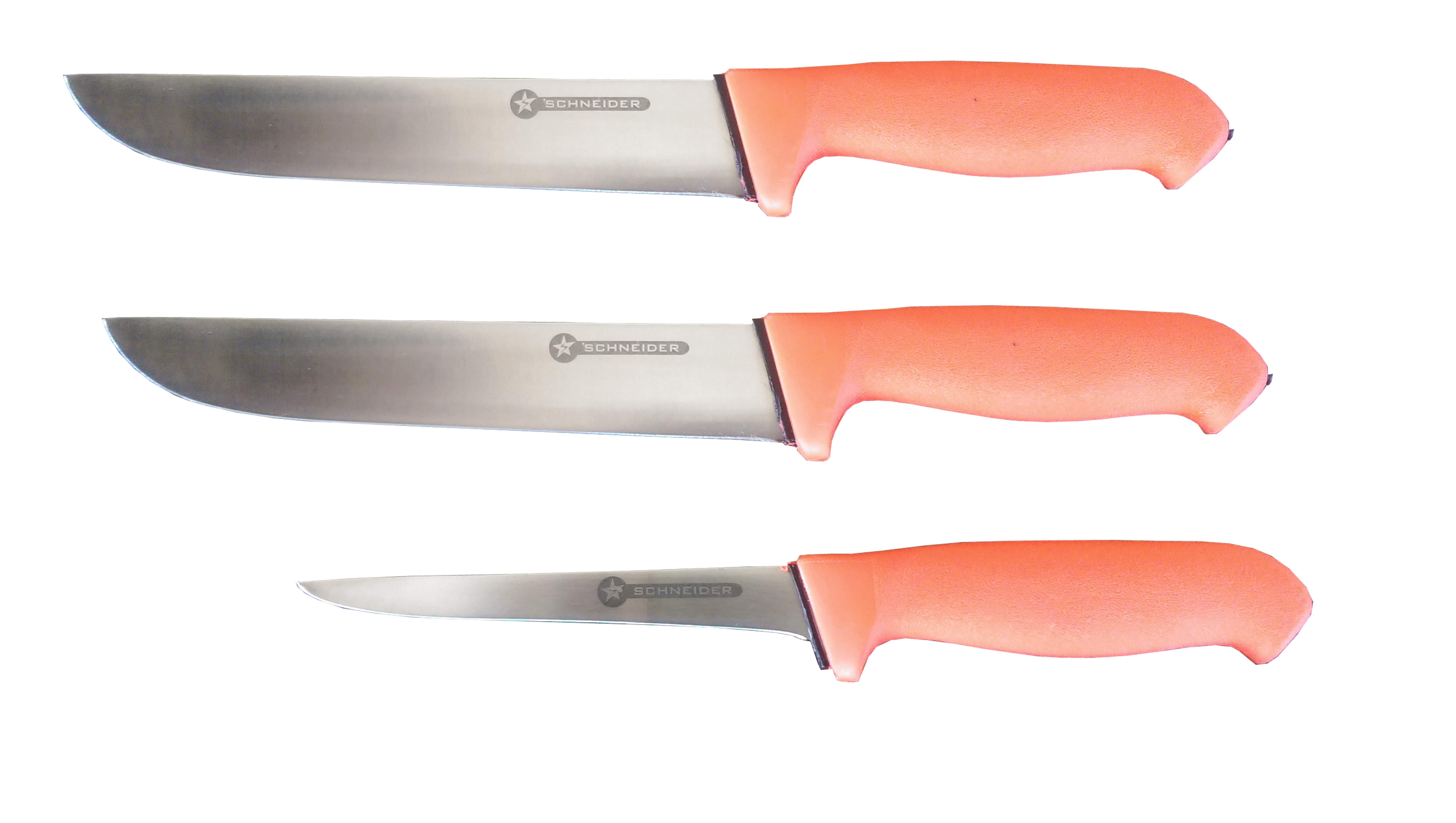 Nož mesarski set 2 - 15cm/18cm/21cm